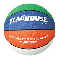 Image for FlagHouse Multi Series Rubber Basketball, Size 6, Multicolor from School Specialty
