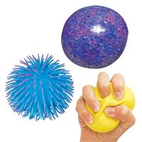 Image for Squeeze Balls, Assorted Styles, Set of 8 from School Specialty
