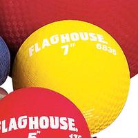 Image for FlagHouse Playground Ball, 7 Inches, Red from School Specialty