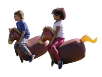 Image for Inflatable Hop & Go, Horse, Set of 2 from School Specialty