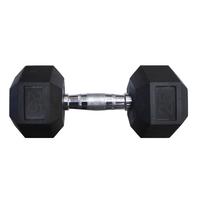 Image for Hex Rubber Dumbbell, 25 Pounds from School Specialty