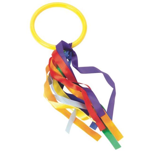 Image for FlagHouse Rainbow Ribbons Hoop, 12 Inches from School Specialty