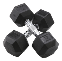 Image for Hex Rubber Dumbbells, 20 lb from School Specialty