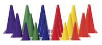 Image for FlagHouse Stackable Cones, Medium Weight, 12 Inches, Red from School Specialty