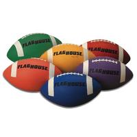 Image for FlagHouse Youth Football, Assorted Colors, Set of 6 from School Specialty