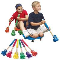 Image for Mushroom Paddles, Assorted Colors, Set of 6 from School Specialty