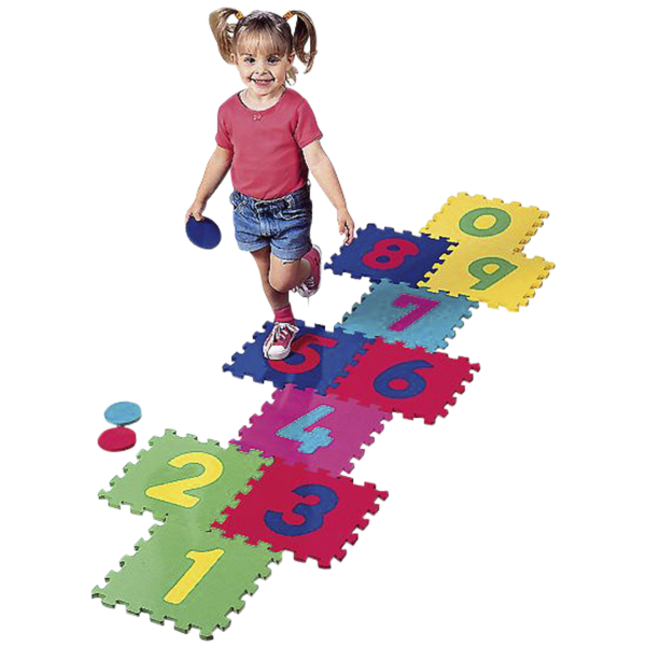 Image for Foam Hopscotch, 10 Pieces from School Specialty