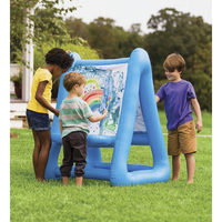 Image for Double-Sided Inflatable Easel Set with Paints from School Specialty