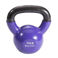 Image for Body Solid Vinyl Coated Colored Kettlebells, 15 lb from School Specialty