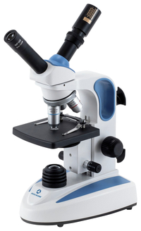 Image for Digital Microscope with Dual Inclined Teaching Head, 5MP Eyepiece Camera from School Specialty