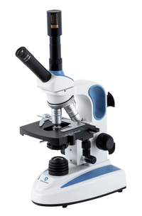 Image for Dual-Viewing Vertical Teaching Head Microscope with Mechanical Stage & 100x - LED from School Specialty