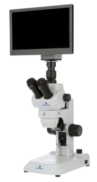 Image for Trinocular Zoom Stereo Microscope on LED Stand from School Specialty