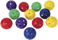 Image for Softball, Plastic Assorted Colors, Set of 12 from School Specialty