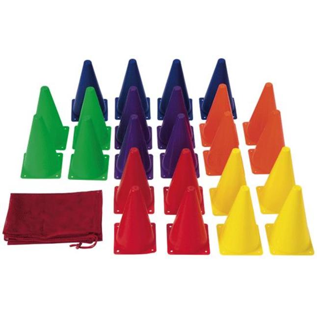 Image for FlagHouse Medium Cones Super Set, 9 Inches from School Specialty