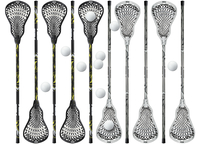 Image for STX Stallion 200 Lacrosse Set, 20 Pieces from School Specialty