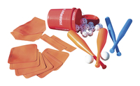 Image for FlagHouse Indoor/Outdoor Plastic Baseball Set from School Specialty