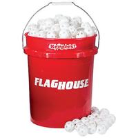 Image for FlagHouse Keepers Plastic Golf Balls, Set of 96 with Included Pail from School Specialty