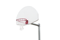 Image for Outdoor Basketball System, 3-1/2 Inch Tough Duty, 1 Inch Thick, Adjustable Height, 36 x 54 Inches, Cast Aluminum Backboard from School Specialty