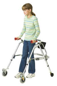 Image for Kaye Posture Rest Walker with Seat, Youth from School Specialty