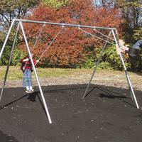 Image for Outdoor Swing Set, Tri-leg Frame, 2 Seats from School Specialty