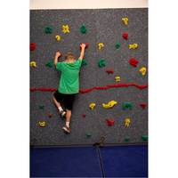Image for Everlast Climbing Magna 8 x 40 Feet Traverse Wall Package from School Specialty