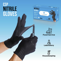 Image for Clean Space Project 5.5 Mil Industrial Nitrile Powder Free Gloves Small - 100 Per Box from School Specialty