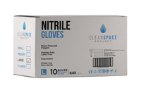 Image for Clean Space Project 5.5 Mil Industrial Nitrile Powder Free Gloves Large, 100 Per Box from School Specialty
