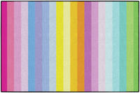 Image for Schoolgirl Style Vertical Rainbow Stripes, 5 Feet x 7 Feet 6 Inches from School Specialty