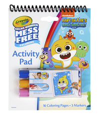 Image for Crayola Color Wonder Baby Shark's Big Show Activity Pad from School Specialty