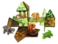 Image for Magna - Tiles Jungle Animals, Set of 25 from School Specialty