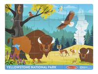 Melissa & Doug Yellowstone National Park Wooden Jigsaw Puzzle, 24 Pieces 2132524
