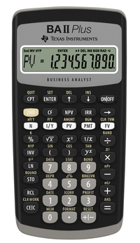 Texas Instruments BA II PLUS Financial Calculator 2133238