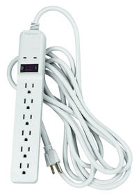 Fellowes 6 Outlet Office/Home Surge Protector, 15 Foot Cord 2134675