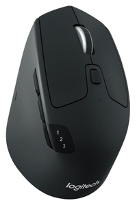 Logitech M720 Triathlon Bluetooth Multi Device Wireless Mouse, Black 2135237