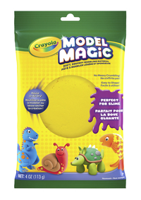 Crayola Model Magic Non-Toxic Mess-Free Modeling Dough, 4 oz, Yellow, Item Number 213976