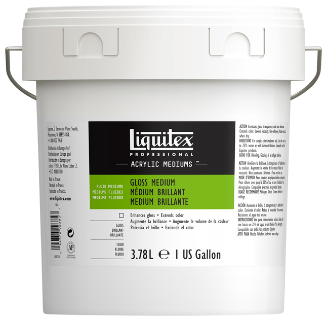 Image for Liquitex Non-Toxic Non-Removable Acrylic Medium, 1 Gallon, Gloss from School Specialty