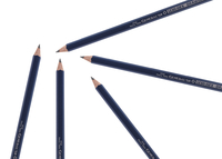 Generals Hexagonal Drawing Pencils, 2H Thin Tips, Graphite, Pack of 12 Item Number 227021