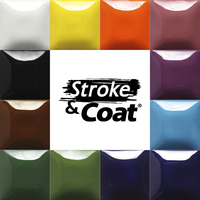 Mayco Stroke & Coat Wonderglaze Glaze Set A, Assorted Colors, Set of 12 Item Number 229167