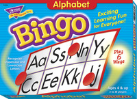 Trend Enterprises Alphabet Bingo with 250 Markers, Item Number 241529