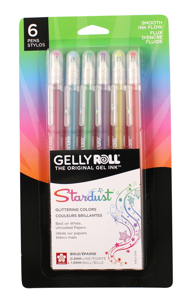 Sakura Gelly Roll Stardust Gel Pen, Golden-Star