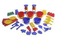 儿童沙水玩具活动套装，各种颜色，28件，项目编号259560
