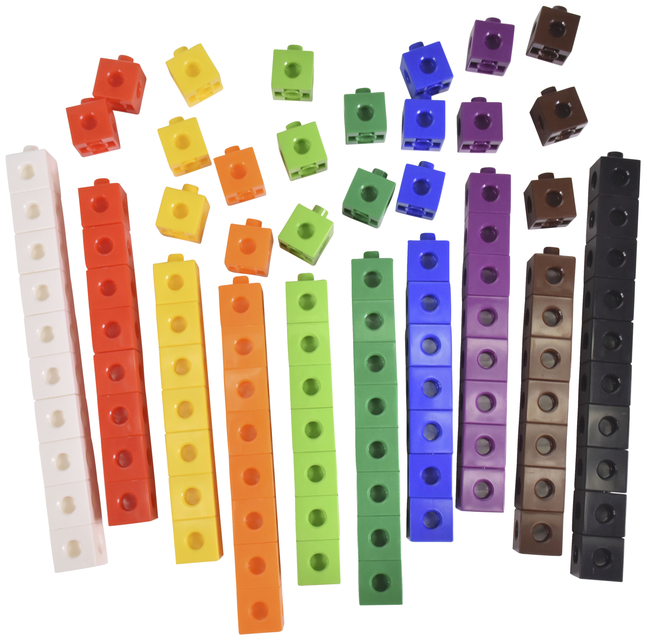 Linkercubes 75% off retail set of 200 in 5 colors 