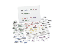 Image for Childcraft Color Coded Magnetic Words and Boards, Set of 400 Words and 5 Boards from School Specialty