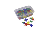 Image for Childcraft Preschool Manipulation Fish Blocks, 3 Size Blocks, Develops Fine Motor Skills, Assorted Colors from School Specialty