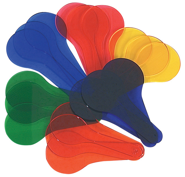 Learning Resources Primary Science Color Paddles Set of 18 for sale online 