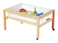 Childcraft Sand and Water Table, White Tub, 42-3/8 x 30-1/8 x 23 Inches, Item Number 295991