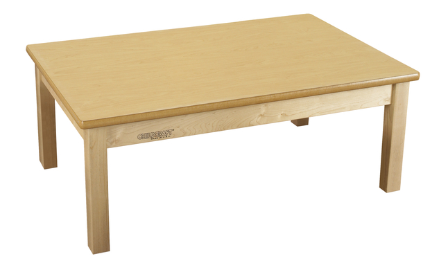 Childcraft Wood Table, Laminate Top, Rectangle, 48 x 30 x 30 Inches, Item Number 296384