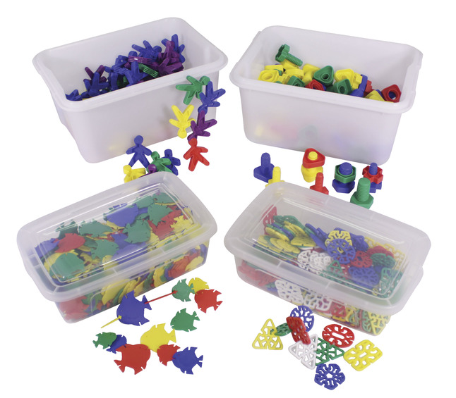 Childcraft Preschool Complete Manipulatives Kit, Set of 4