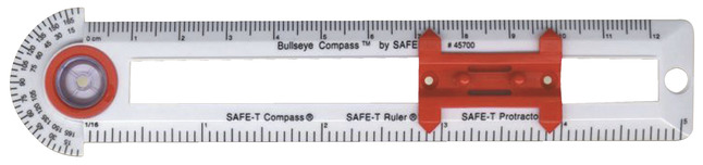 School Geometry Bullseye Compass Ruler Protractor  Teacher Resource 