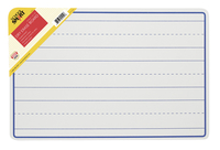 School Smart Dry Erase Pupil Boards, Ruled, 12 x 18 Inches, White, Pack of 10 Item Number 357197